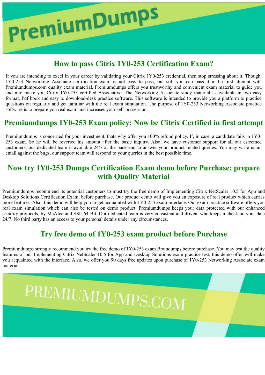 how to pass citrix 1y0 253 certification exam