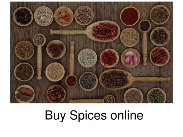 Buy Spices online