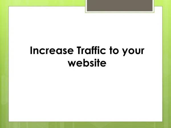Increase Traffic to your website with Best SEO Services in Chennai