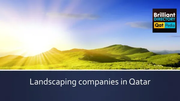 Best Landscaping Companies in Qatar