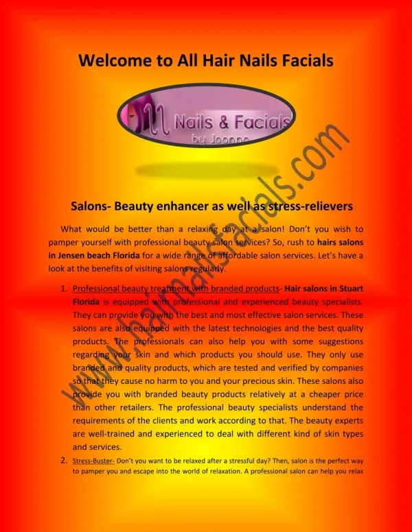 Nails Salon Jensen Beach Florida - Hairnailsfacials.com