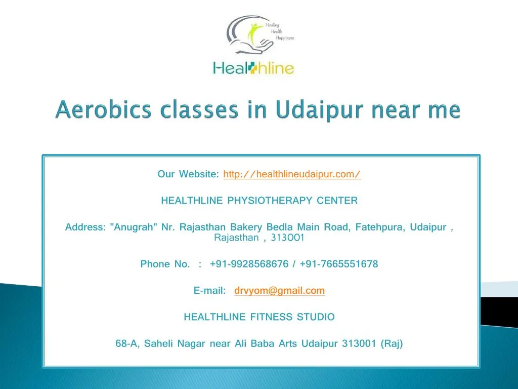 aerobics classes in udaipur near me