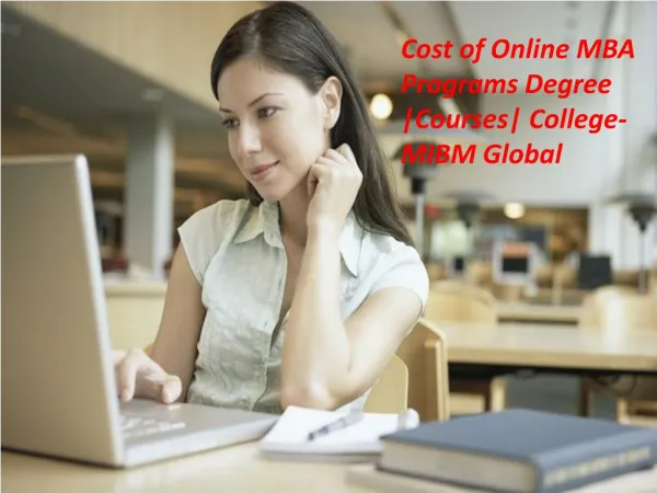 cost of online mba programs degree courses