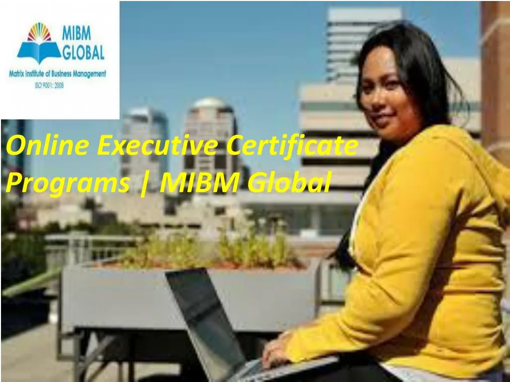 online executive certificate programs mibm global