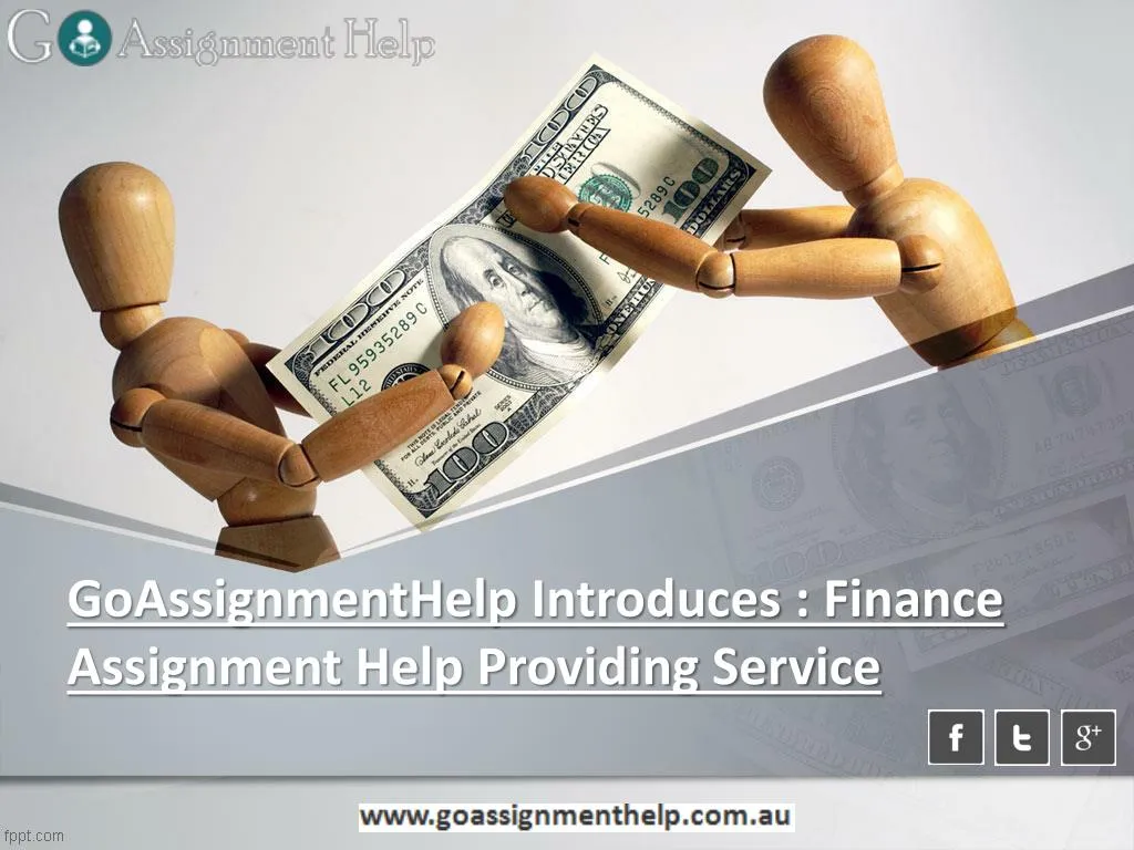 goassignmenthelp introduces finance assignment help providing service