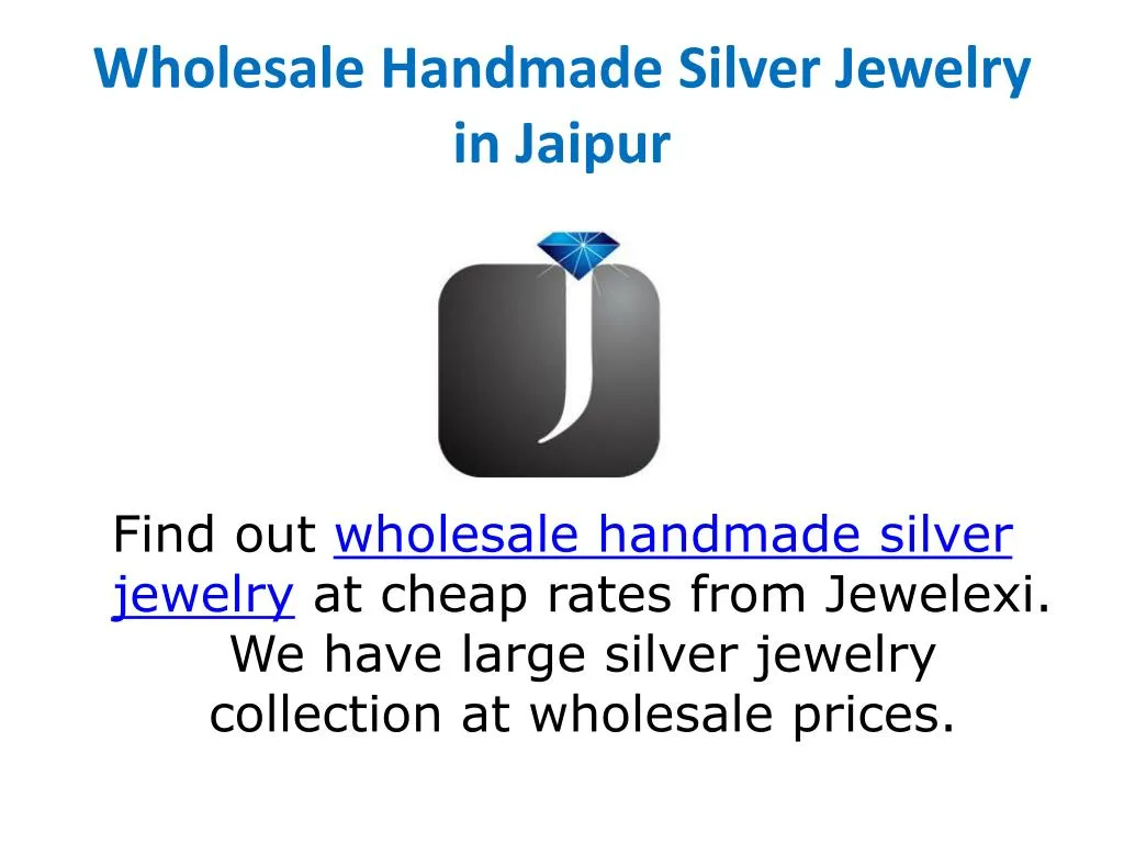 wholesale handmade silver jewelry in jaipur