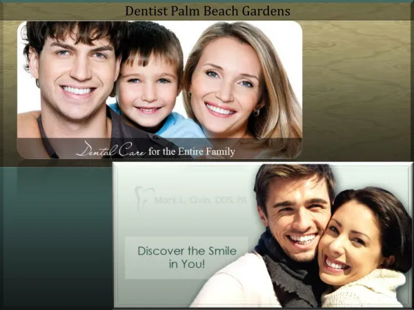 Dentist Palm Beach Gardens