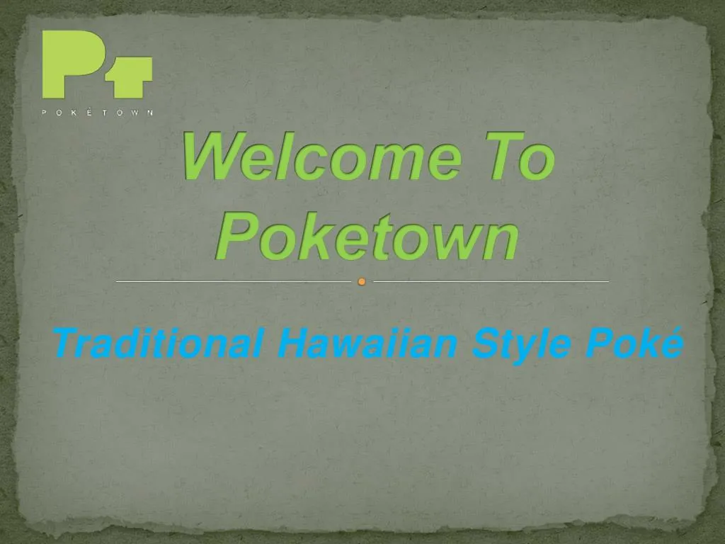 welcome to poketown