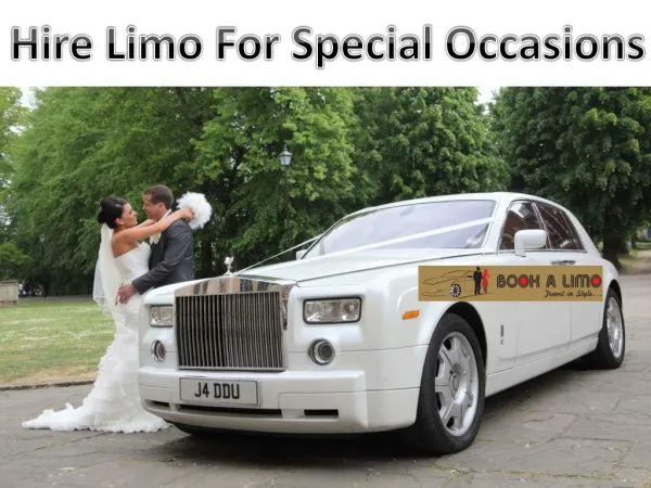 Hire Limo for Special Occasions | BookALimo