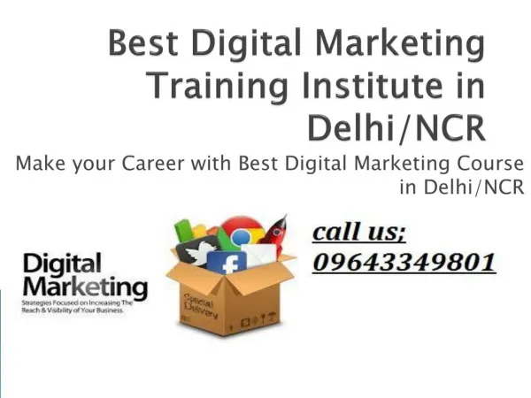 Digital Marketing Training Intitute in Delhi