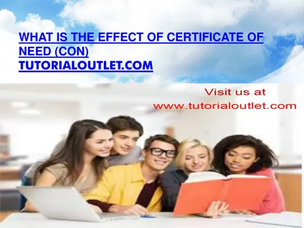 What is the effect of Certificate of Need (CON)
