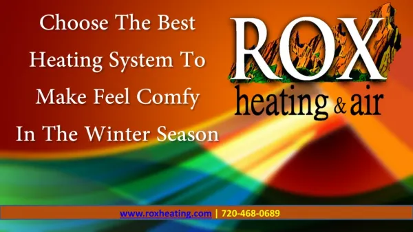 Choose The Best Heating System To Make Feel Comfy In The Winter Season
