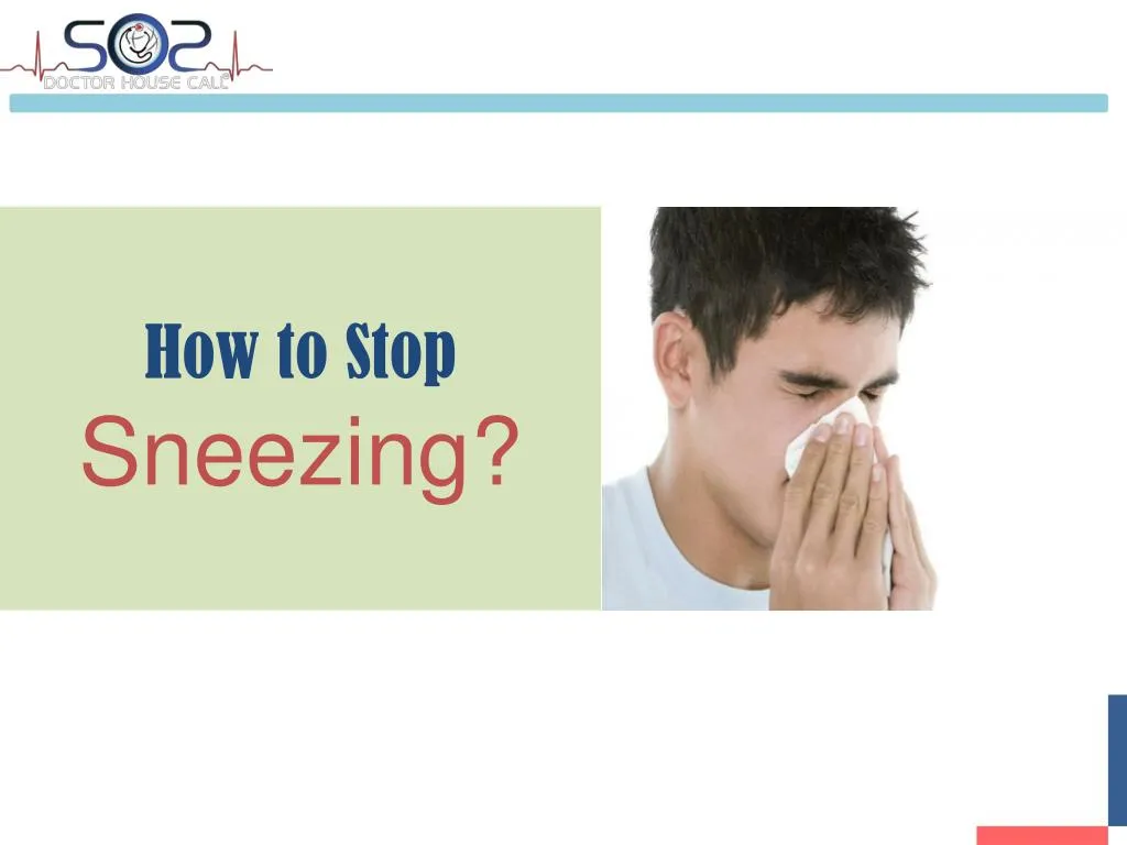 how to stop sneezing