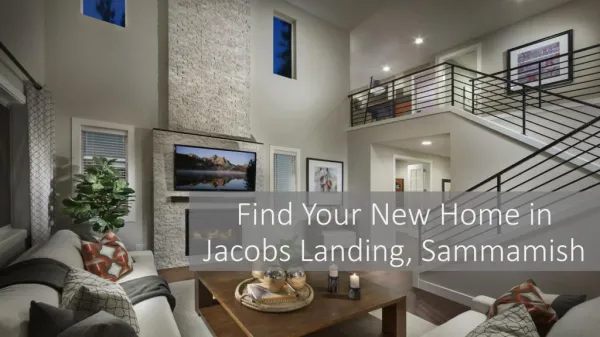 Find Your New Home in Jacobs Landing, Sammamish - Quadrant Homes
