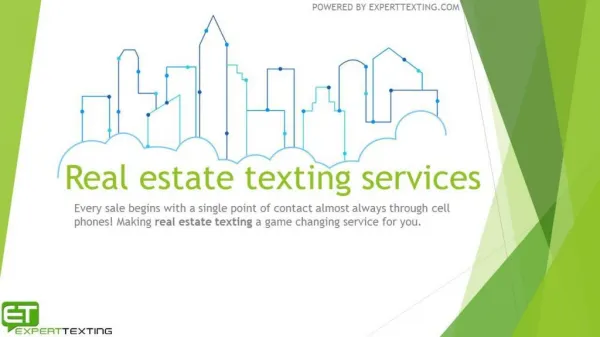 Real estate texting services