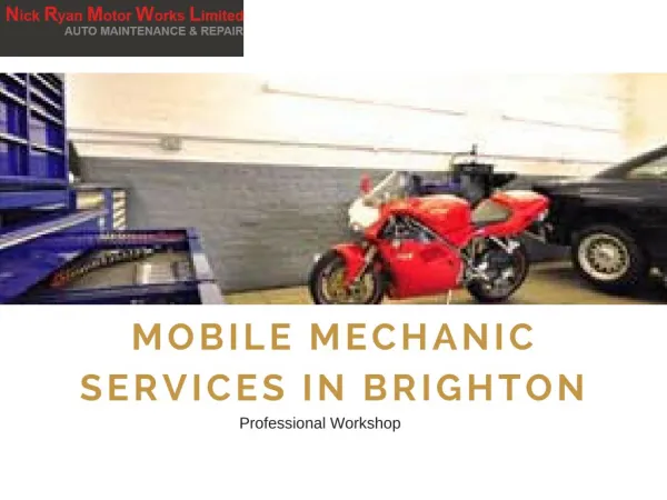 Mobile Mechanic Services in Brighton