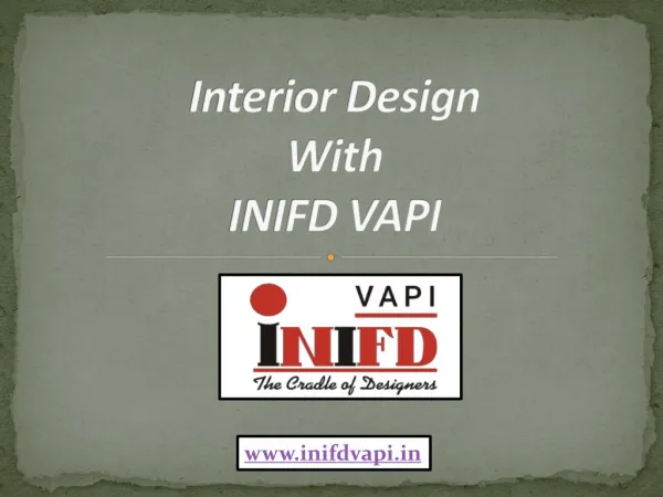 Interior Design - INIFD Vapi