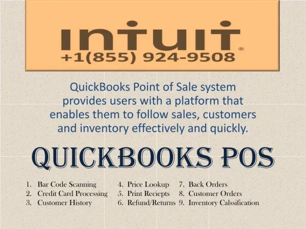 POS Technical Support Number 1855-924-9508 Quickbooks POS Support number