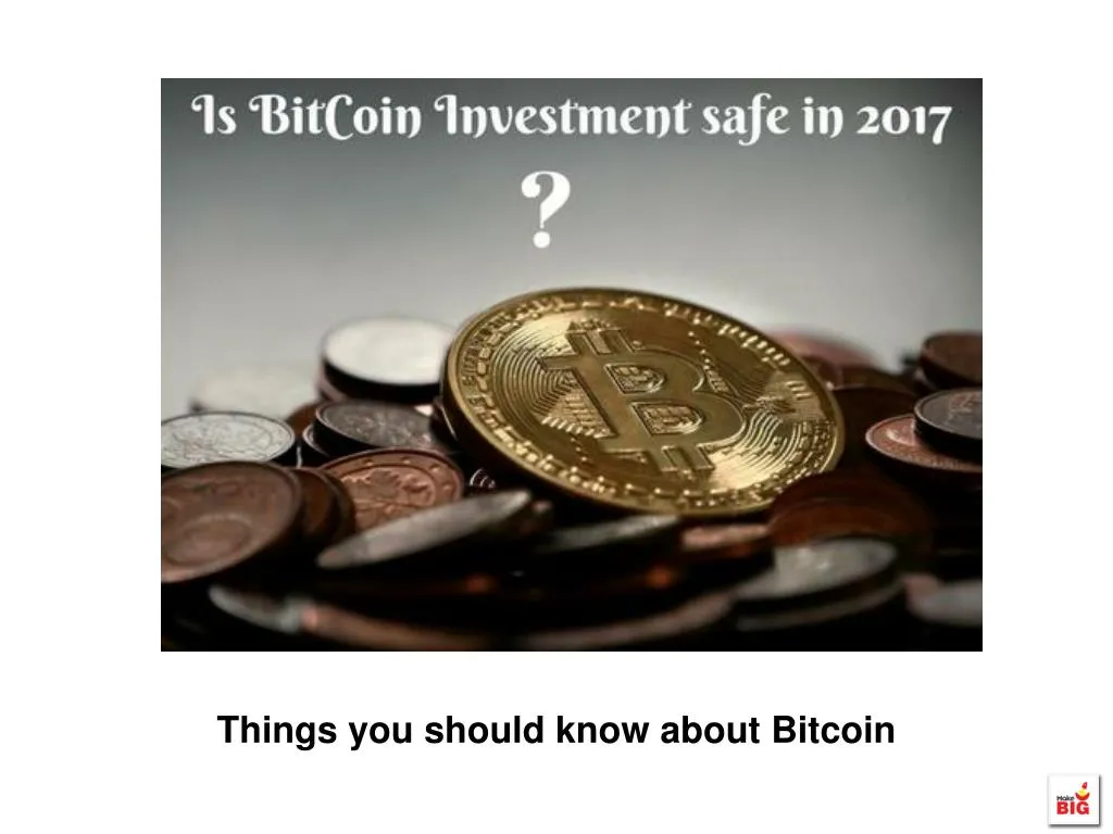 things you should know about bitcoin