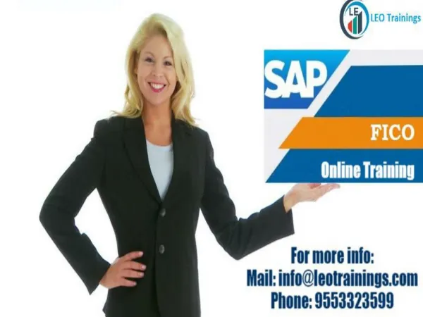 SAP FICO online training