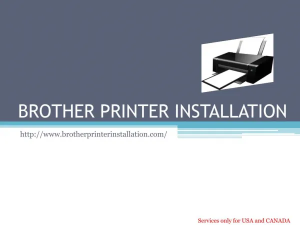 Brother Printer Installation