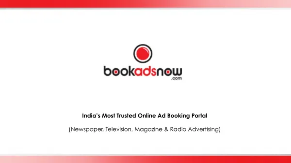 India's Most Trusted Online Ad Booking Portal