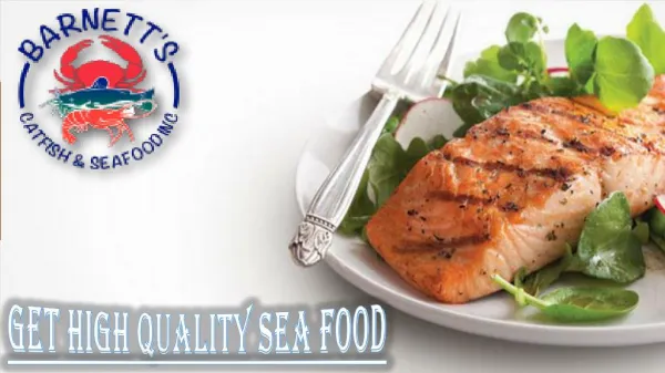 Get High Quality Sea Food