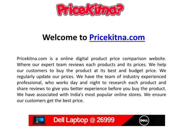 Welcome to Pricekitna.com