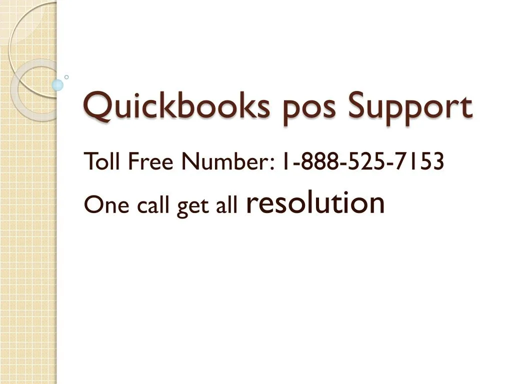 quickbooks pos support