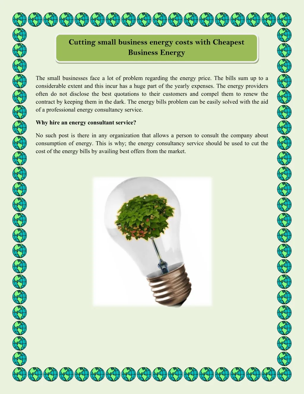 cutting small business energy costs with cheapest