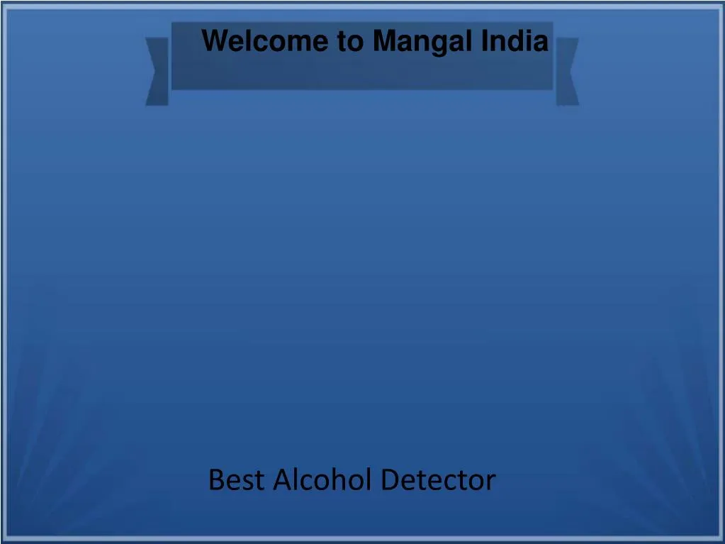 best alcohol detector