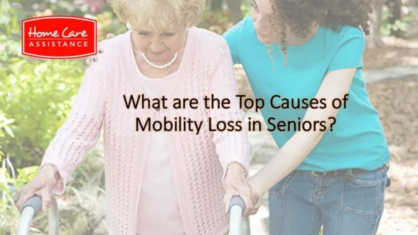 What Are the Top Causes of Mobility Loss in Seniors?
