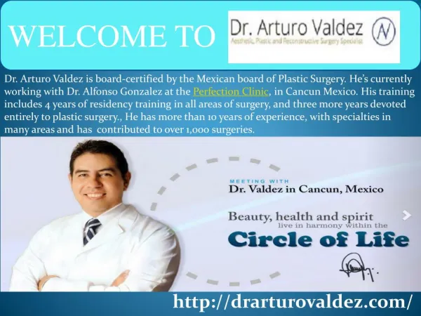 WELCOME TO Dr. Valdez