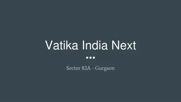 vatika india next plots resale