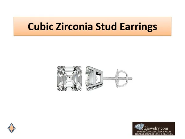 Cubic Zirconia Stud Earrings - CZ Jewelry