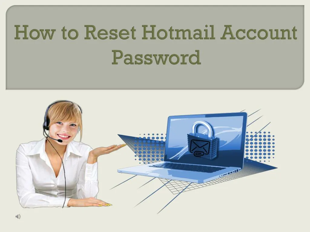 how to reset hotmail account password