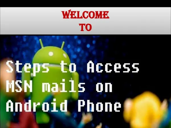 Setup MSN Email on Andriod Phone