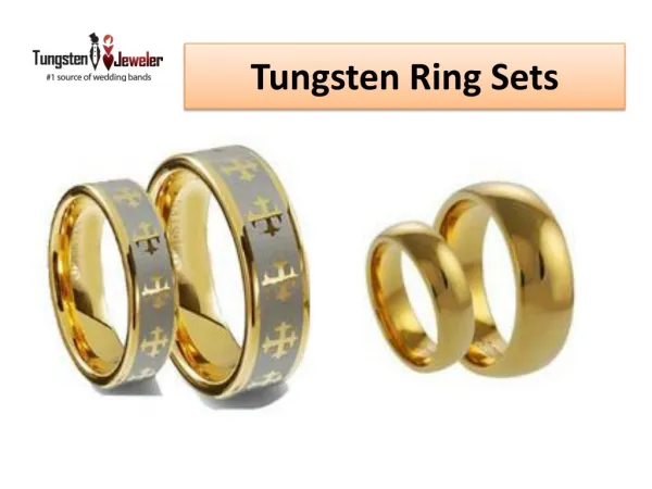 Tungsten Ring Sets - Tungsten Jewelry
