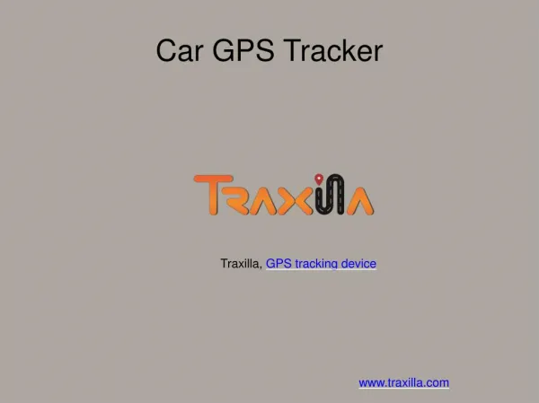 Car gps tracker - Traxilla