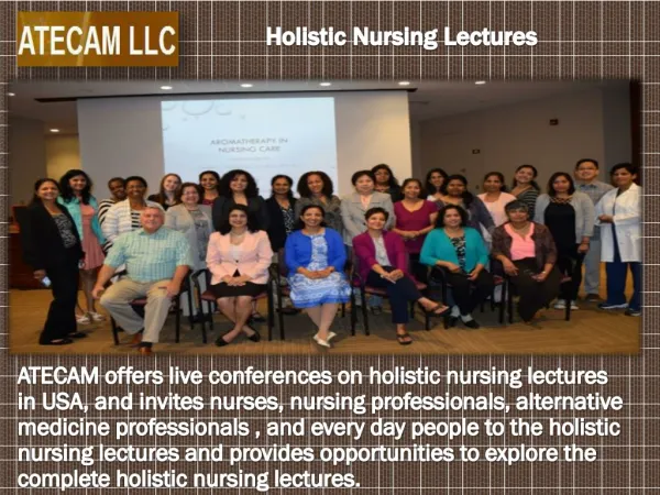 Registration for Holistic Nursing Conferences 2017 in USA by ATECAM