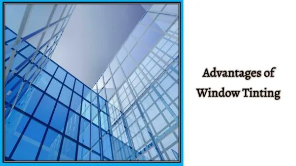 Window Tinting Companies & Services in UAE