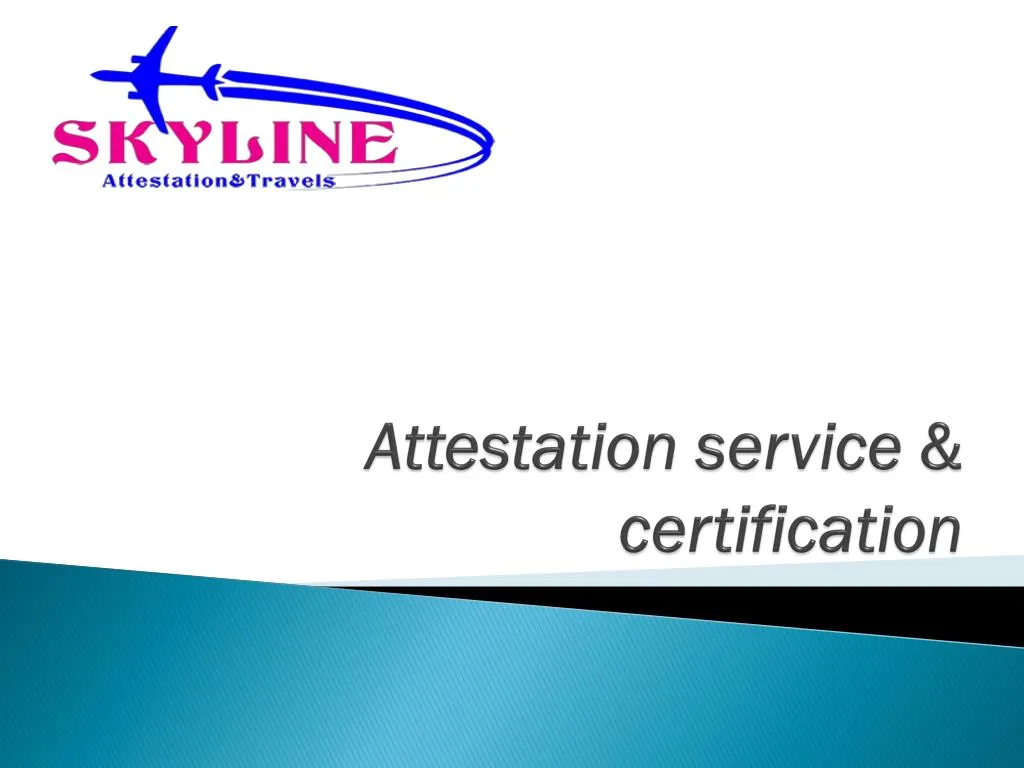 attestation service certification