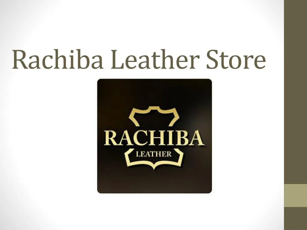 rachiba leather store
