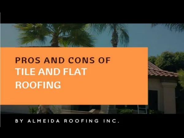 Pros and Cons of Tile and Flat Roofing