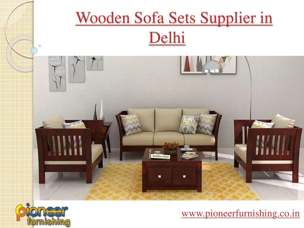 wooden sofa sets supplier in delhi