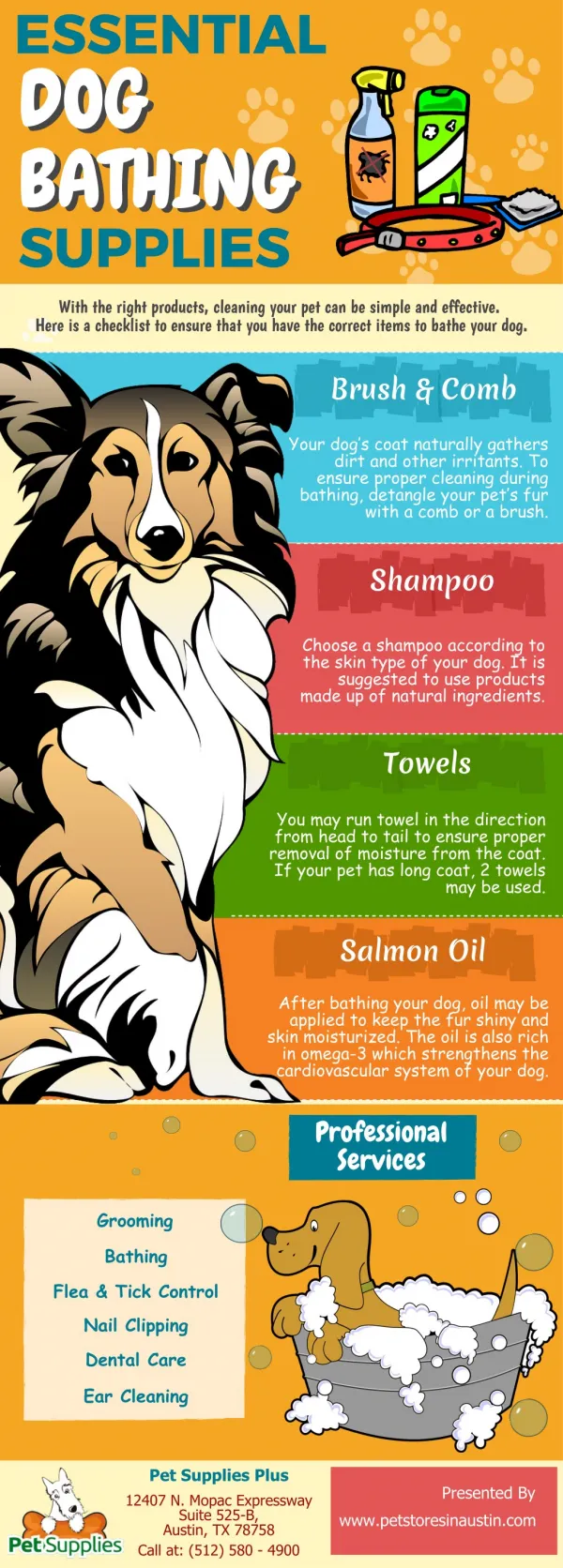 Essential Dog Bathing Supplies