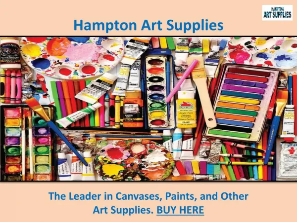 Stretched Canvas - Hampton Art Supplies