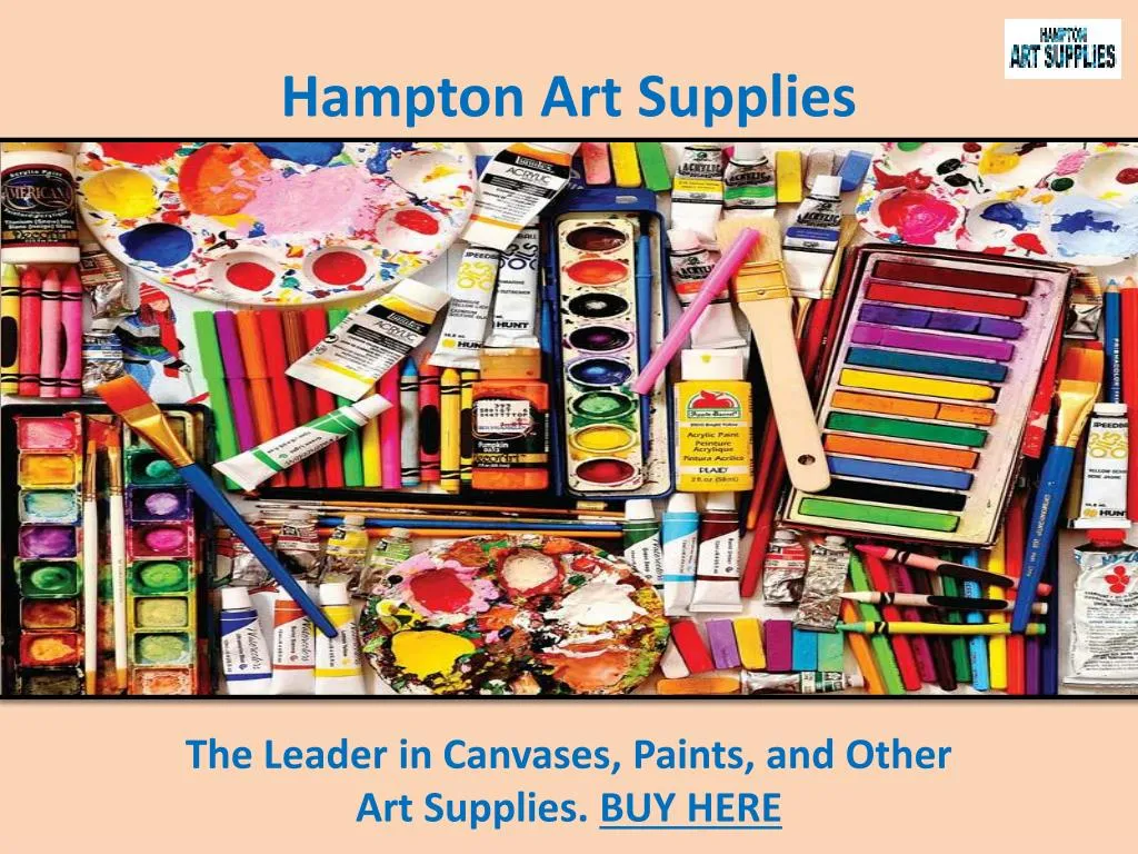 PPT Stretched Canvas Hampton Art Supplies PowerPoint Presentation