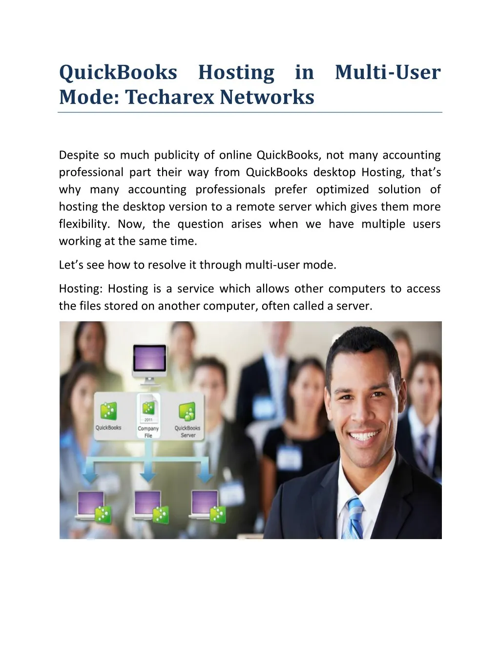 quickbooks hosting in multi user mode techarex