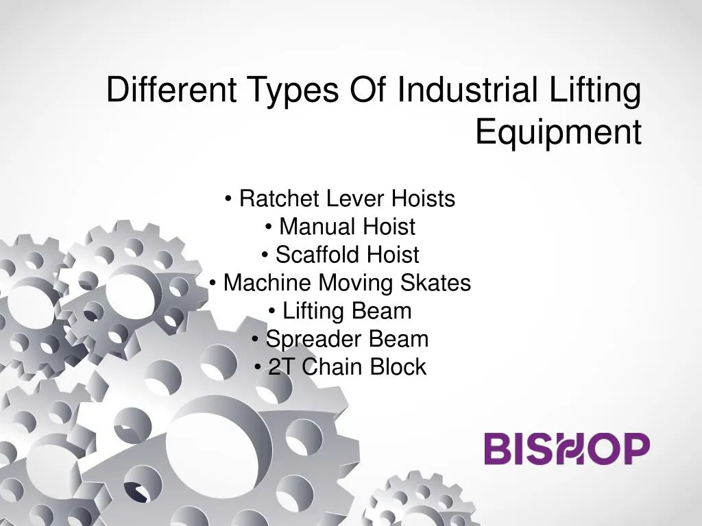 different types of industrial lifting equipment